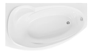 Изображение товара Акриловая угловая ванна Aquanet Jersey 170x90 см с антискользящим покрытием
