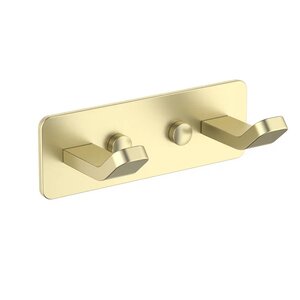 Изображение товара Планка с 2-мя крючками Schein Klimt 9213BG, цвет золото матовое