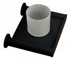 Изображение товара Стакан для зубных щеток Ramonsoler Accesorios TAZ02NM настенный черный матовый из нержавеющей стали