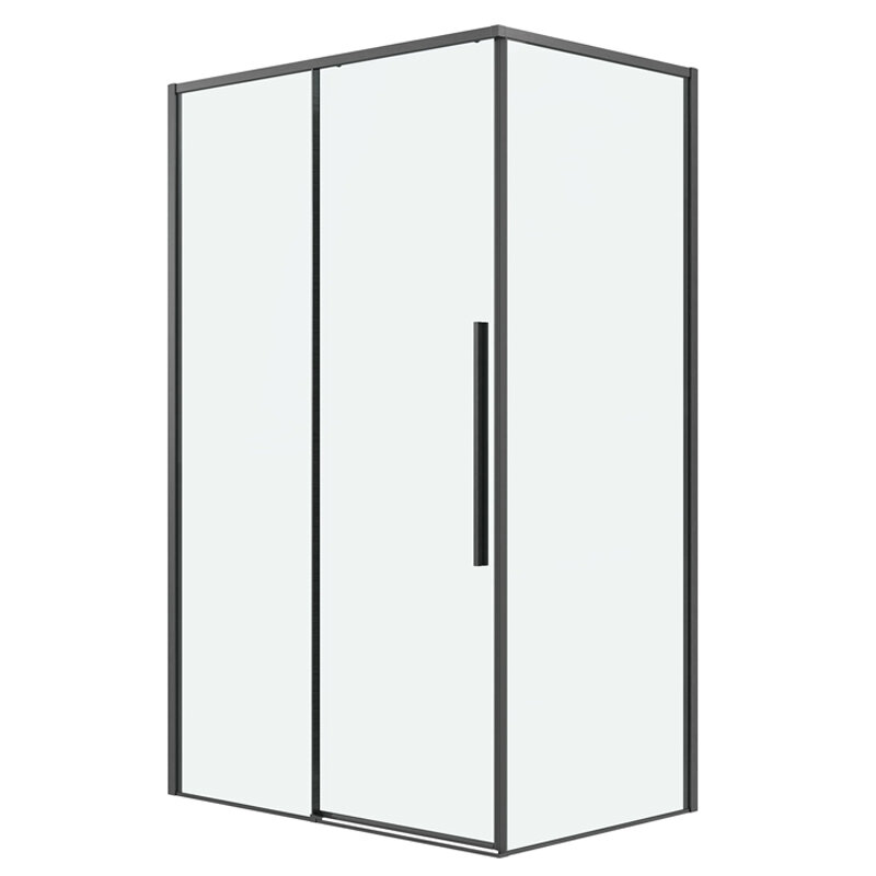 Изображение товара Душевой уголок Grossman Galaxy 120.K33.01.1090.42.00, 100 х 90 см, дверь раздвижная, стекло прозрачное, графит сатин
