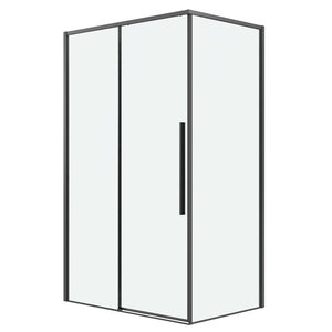 Изображение товара Душевой уголок Grossman Galaxy 120.K33.01.1090.42.00, 100 х 90 см, дверь раздвижная, стекло прозрачное, графит сатин