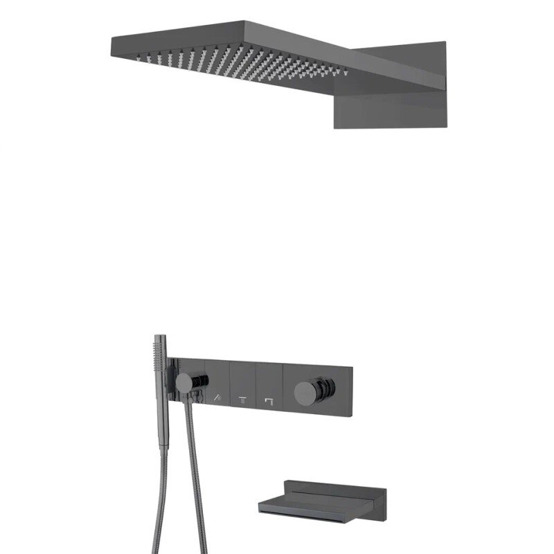 Изображение товара Душевая система Boheme Zodiac с изливом и тремя режимами для ванной комнаты