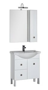 Изображение товара Тумба под раковину Aquanet Стайл 75 00181499 белая стандартная модель