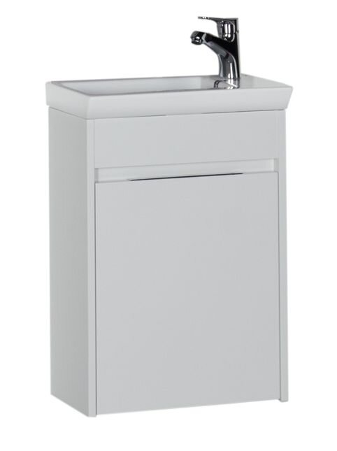 Изображение товара Тумба под раковину Aquanet Дувр 45 00182607 белая современная подвесная
