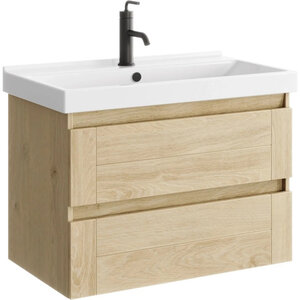 Изображение товара Тумба под раковину Aqwella Astrid AST0108DD, 80 см, подвесная, цвет дуб давос