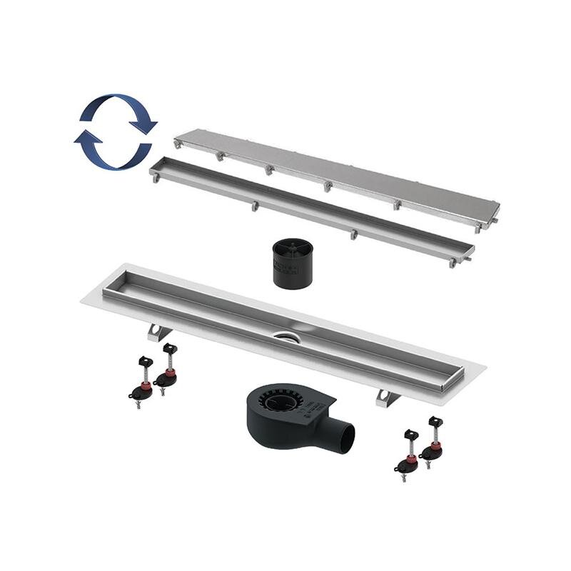 Изображение товара Дренажный канал TECE TECElinus 15103069 60 см нержавеющая сталь серый