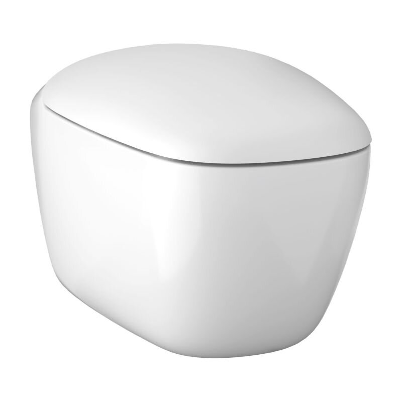 Изображение товара Подвесной унитаз Geberit Citterio 500 510 01 1, белый, горизонтальный выпуск