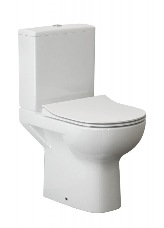 Изображение товара Напольный унитаз Cersanit Street Fusion S-KO-SFU011-3/5-COn-S-DL-w в стиле стандарта с двумя режима