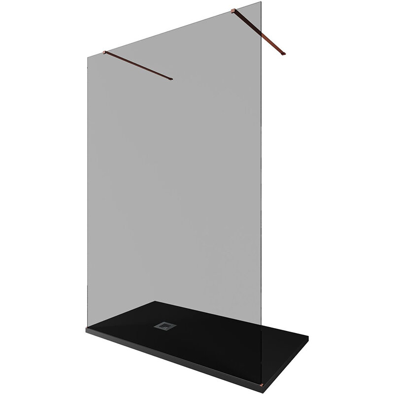 Изображение товара Душевая стенка Allen Brau Infinity 2 Walk In 140 см стекло тонированное алюминий