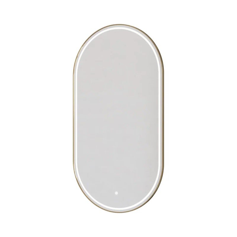 Изображение товара Зеркало Boheme 568-G с подсветкой и сенсорным выключателем, золото, 60 см