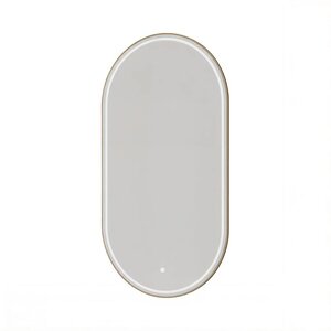 Изображение товара Зеркало Armadi Art Modern 568-MG, 60 см, с подсветкой, сенсорный выключатель, антизапотевание, рама металл матовое золото
