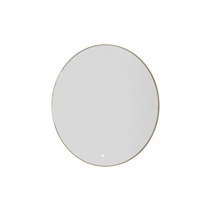 Изображение товара Зеркало Boheme 545-80-G, 80 см, с подсветкой, сенсорный выключатель, антизапотевание, рама металл золото