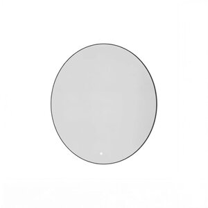 Изображение товара Зеркало Armadi Art Modern 545-80-GM, 80 см, с подсветкой, сенсорный выключатель, антизапотевание, рама металл графит матовый Gun Metal
