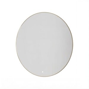 Изображение товара Зеркало Armadi Art Modern 545-100-G, 100 см, с подсветкой, сенсорный выключатель, антизапотевание, рама металл золото
