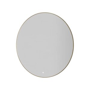 Изображение товара Зеркало Boheme 545-100-MG, 100 см, с подсветкой, сенсорный выключатель, антизапотевание, рама металл матовое золото