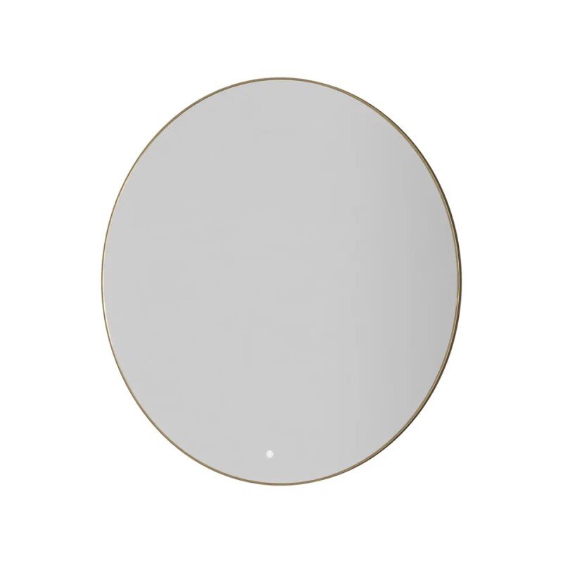 Изображение товара Зеркало Boheme 545-100-MG, 100 см, с подсветкой, сенсорный выключатель, антизапотевание, рама металл матовое золото