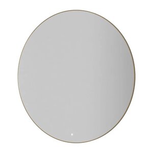 Изображение товара Зеркало Boheme 545-120-MG, 120 см, с подсветкой, сенсорный выключатель, антизапотевание, рама металл матовое золото