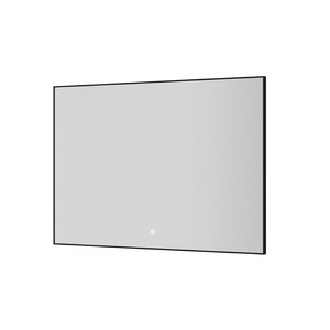 Изображение товара Зеркало Boheme 543-100-B с подсветкой и антизапотеванием, 100 см, черный матовый