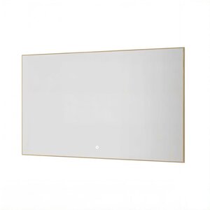 Изображение товара Зеркало Armadi Art Modern 543-120-G, 120 см, с подсветкой, сенсорный выключатель, антизапотевание, рама металл золото