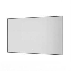 Изображение товара Зеркало Armadi Art Modern 543-120-B, 120 см, с подсветкой, сенсорный выключатель, антизапотевание, рама металл черный матовый