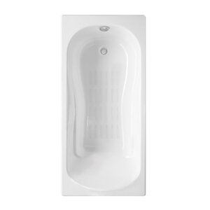 Изображение товара Ванна чугунная Delice Haiti Luxe DLR230637-AS, 160 х 80 см, антискользящее покрытие, без ручек, цвет белый