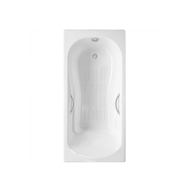 Изображение товара Чугунная ванна Delice Haiti Luxe 170x80 см белая антискользящее покрытие