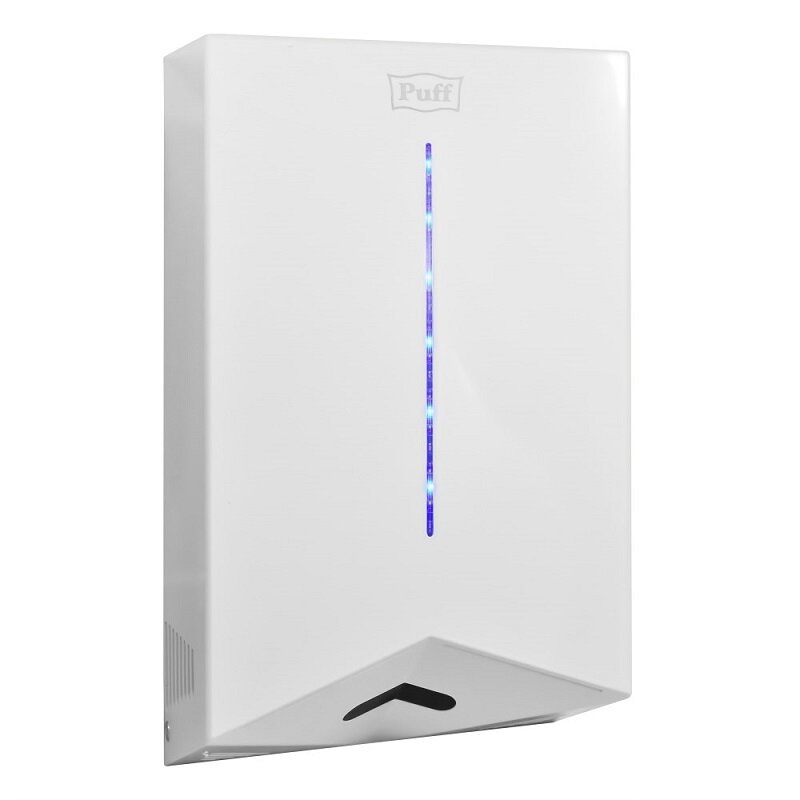 Изображение товара Сушилка для рук Puff-8801 сенсорная 1200 Вт IPX4 белая