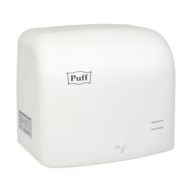 Изображение товара Сушилка для рук Puff-8807, сенсорная, 1250 Вт, цвет белый