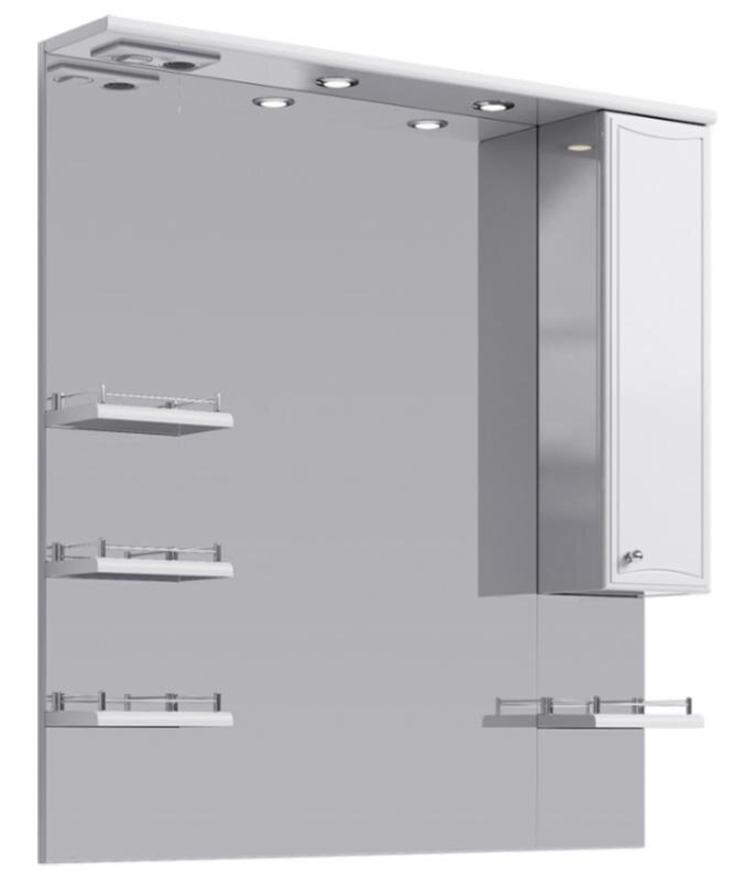 Изображение товара Зеркальный шкаф Aqwella Барселона 100 с подсветкой и розеткой