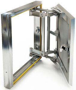 Изображение товара Сантехнический люк Хаммер Слава, ширина 60 см, высота 100 см, под плитку