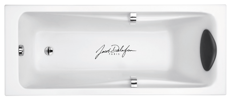 Изображение товара Акриловая ванна Jacob Delafon Odeon Up 170x70 см, белая, отдельно стоящая