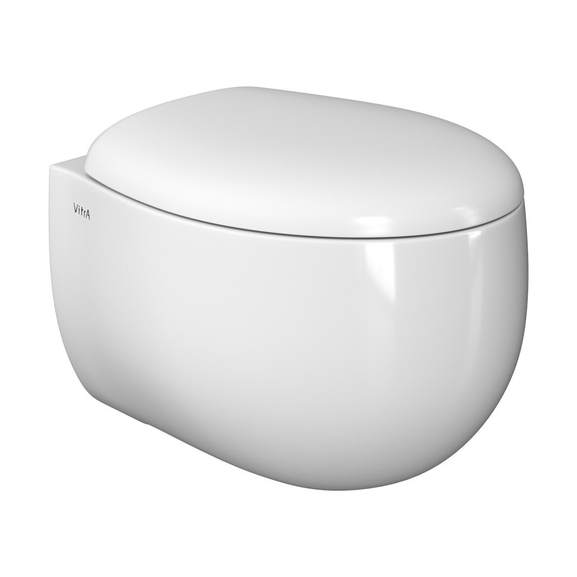 Изображение товара Подвесной унитаз VitrA Memoria 5885B403-0101, безободковый, белый Изображение товара Подвесной унитаз VitrA Memoria 5885B403-0101, безободковый, белый