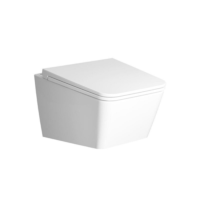 Изображение товара Подвесной унитаз VitrA Equal 7245B403-0075, безободковый, белый Изображение товара Подвесной унитаз VitrA Equal 7245B403-0075, безободковый, белый