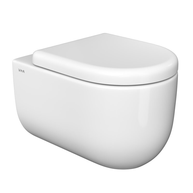 Изображение товара Подвесной унитаз Vitra Liquid 7321B403-0075 безободковый белый
