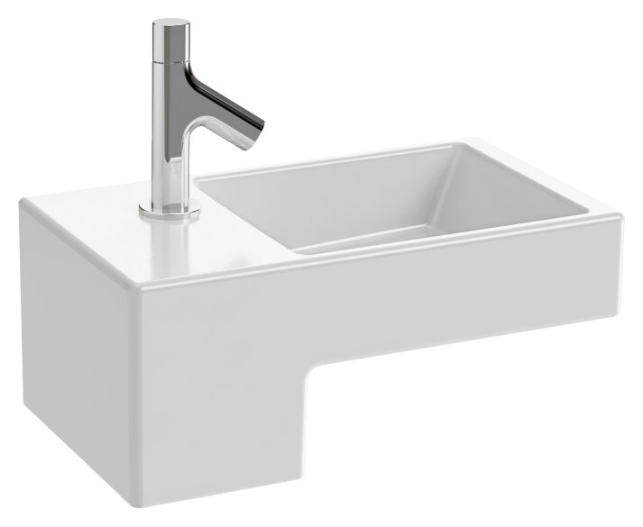 Изображение товара Раковина Jacob Delafon Terrace EGA012-00 49x28 см белая угловая навесная