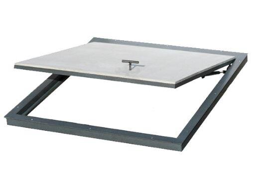 Изображение товара Сантехнический люк Дива Амо 80x80 см напольный с газовыми амортизаторами