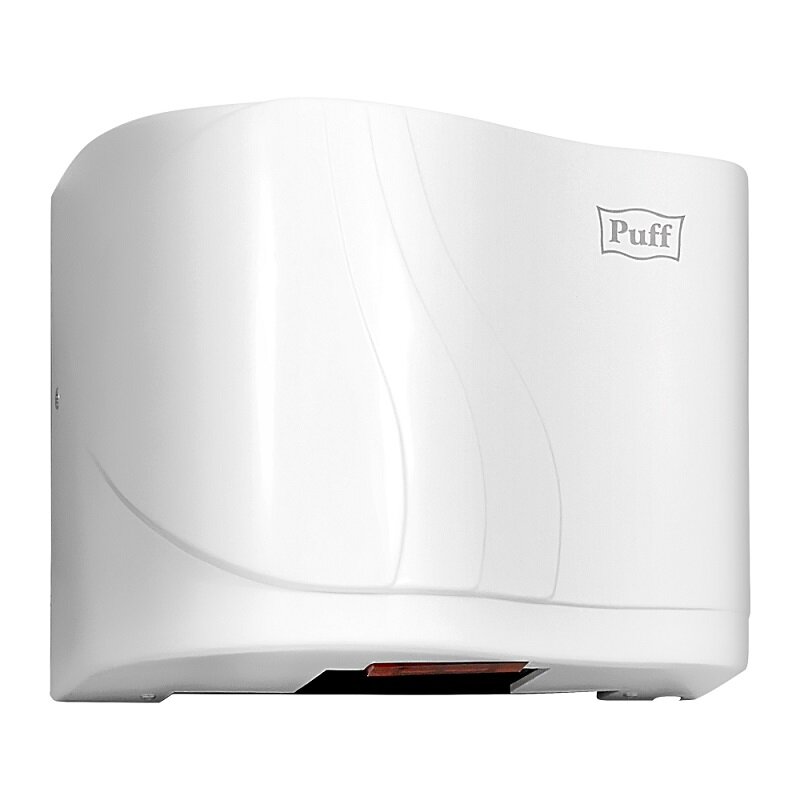 Изображение товара Сушилка для рук Puff-8816 сенсорная 1500 Вт белая компактная модель