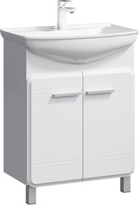 Изображение товара Тумба под раковину Aqwella Корсика 65, напольная, белый, Kor.01.06