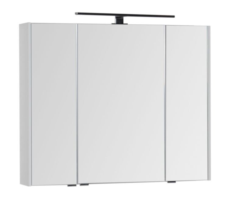 Изображение товара Зеркало-шкаф Aquanet Латина 90 белый подвесной с 3 дверями