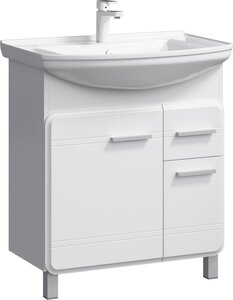 Изображение товара Тумба под раковину Aqwella Корсика 75,напольная, белый, KOR0107