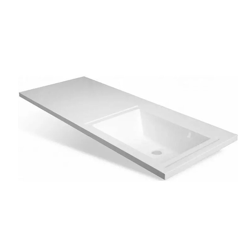 Изображение товара Раковина Style Line Даллас 140 см искусственный камень белая для ванной кухни