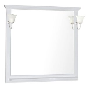 Изображение товара Зеркало Aquanet Лагуна 105 00175304, прямоугольное, белое, подвесное, Россия