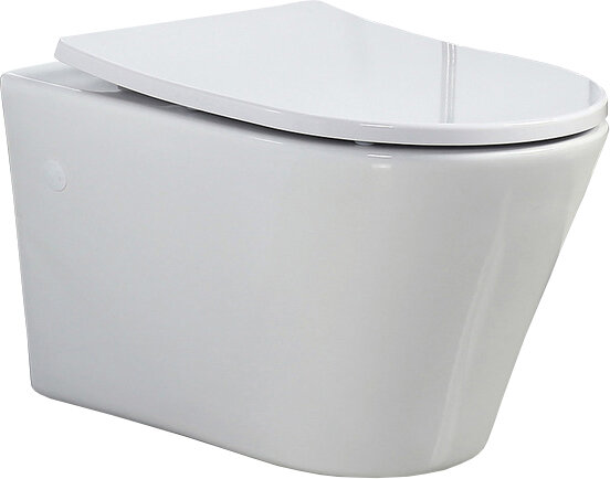 Изображение товара Унитаз подвесной BelBagno Flay-R BB506CH, безободковый
