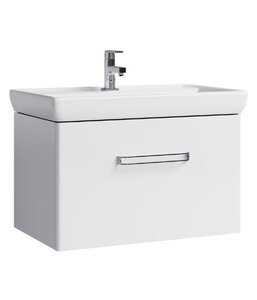 Изображение товара Подвесная тумба под раковину Aqwella Нео 80 белая листовая мебель для ванной
