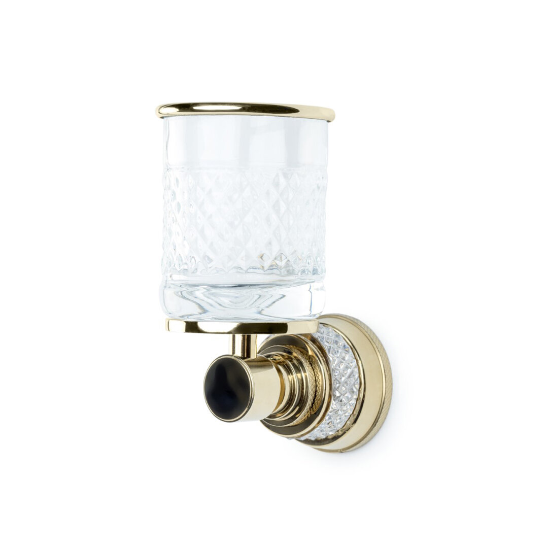 Изображение товара Стакан для зубных щеток Boheme Aura, 10244-G, золото Изображение товара Стакан для зубных щеток Boheme Aura, 10244-G, золото