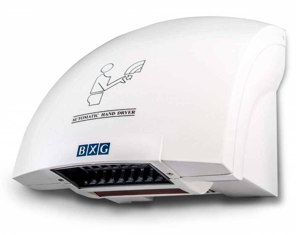 Изображение товара Сушилка BXG-200 Белый - мощная настенная сушка рук 2000 Вт, бесконтактное управление Изображение товара Сушилка BXG-200 Белый - мощная настенная сушка рук 2000 Вт, бесконтактное управление