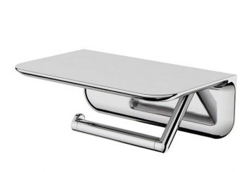 Изображение товара Бумагодержатель Am.Pm Sensation с полкой хром настенный 200х120х70 мм