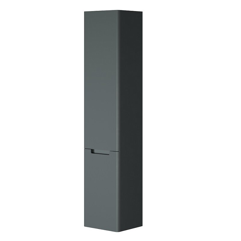 Изображение товара Пенал Creto Bravo Gray 22-BrG35 35 см черный матовый современный подвесной