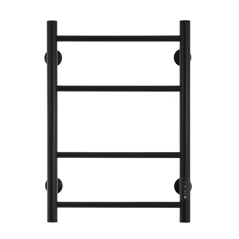 Изображение товара Полотенцесушитель электрический Energy Round 600 EETR0ROUND604R905M 40 х 60 см, высота 60 см, ширина 40 см, диммер справа, черный матовый