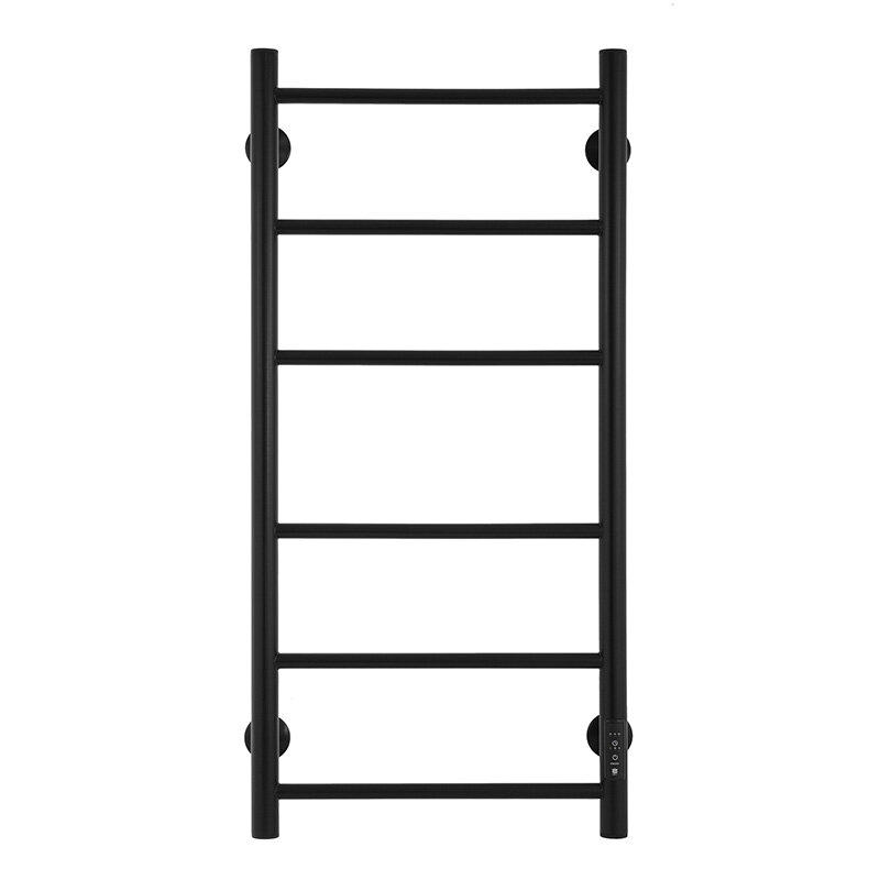 Изображение товара Электрический полотенцесушитель Energy Round 900 40 см черный матовый